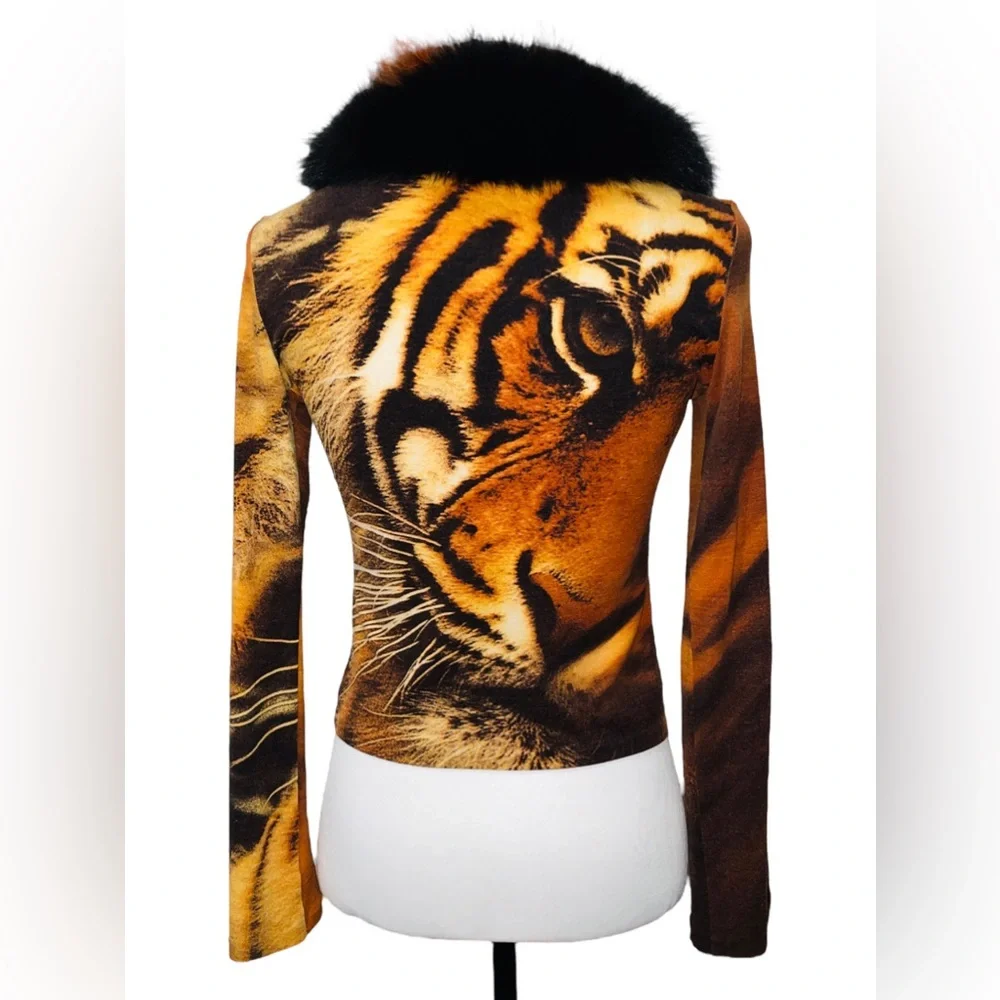 Roberto Cavalli | Sweaters | Roberto Cavalli Fw 200 Orange Tiger